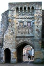Winchester City , England , the gate , medieval gate pass trough