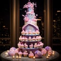 Tower of Mesmerizing Cupcake Sculpture