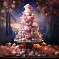 Tower of Mesmerizing Cupcake Sculpture