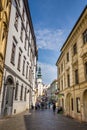 Tower Of Michaels Gate - Bratislava, Slovakia Royalty Free Stock Photo