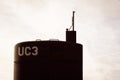 The tower of midget submarine UC3