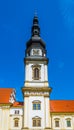 tower of a military hospital situated in the former hradisko monastery near Olomouc, Czech republic....IMAGE
