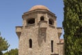 Tower monastery of Filerimos Royalty Free Stock Photo