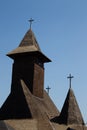 Tower at Monastery Sapanta-Peri, Maramures, Romania Royalty Free Stock Photo
