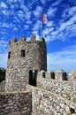 Tower of Moors Castle, Sintra Portugal Royalty Free Stock Photo