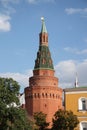 The Tower of Moscow Kremlin, Russia Royalty Free Stock Photo