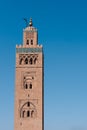 Tower of the Moulay el Yazid Mosque in Marrakech, Morocco