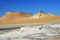 Aqabat mountains in Sahara, Egypt Royalty Free Stock Photo