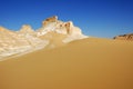 Aqabat mountains in Sahara, Egypt Royalty Free Stock Photo