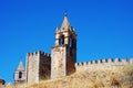 Tower of Mourao castle, Portugal Royalty Free Stock Photo