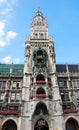 The tower of Munich town hall, Bavaria, Germany Royalty Free Stock Photo