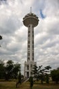 A tower in nakornpathom province, thailand Royalty Free Stock Photo