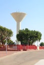 Tower near entrance to Ralli museum for classical art, Caesarea, Israel Royalty Free Stock Photo