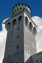 Tower of the Neuschwanstein Castle - Schwangau Germany Royalty Free Stock Photo