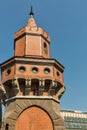 Tower of Oberbaum bridge in Berlin, Germany