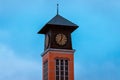 Tower off of an academic building on Grand Valley State University campus in Grand Rapids Michigan Royalty Free Stock Photo