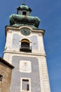 Tower of Old Castle in Banska Stiavnica, Slovakia Royalty Free Stock Photo