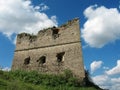 The Tower of the Old Castle. Village of Sutkivtsi. Ukraine