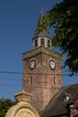 The tower of the Old High Church in Inverness, Scotland. Royalty Free Stock Photo