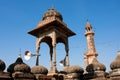 Tower with old megaphones on the roof of mosque