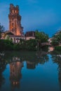 Tower in padova at night Royalty Free Stock Photo