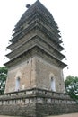 tower (pagoda) in leshan in sichuan (china)