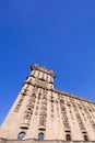 The Tower of Palacio Salvo palace at Plaza Independencia Square, Montevideo, Uruguay Royalty Free Stock Photo