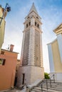 Tower Of Parish Church of St.Martin-Vrsar,Croatia Royalty Free Stock Photo