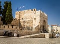 The Tower of Phasael - part of the Tower of David Museum in Jerusalem Royalty Free Stock Photo