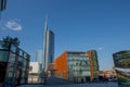 Tower in Piazza Gae Aulenti in Milan Royalty Free Stock Photo