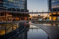 Tower in Piazza Gae Aulenti in Milan Royalty Free Stock Photo