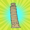 Tower of Pisa. Italy tourism