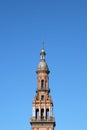 Tower in Plaza Espana, Sevilla Royalty Free Stock Photo