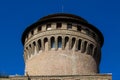 Tower at Porta Pertusa one of the gates of the Leonine Wall in Rome