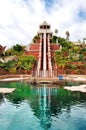 The Tower of Power water attraction in Siam Royalty Free Stock Photo