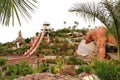 The Tower of Power water attraction in Siam waterpark Royalty Free Stock Photo