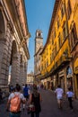 Tower of the Pretorio Palace in Pisa, Italy