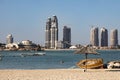 tower in qatar doha in the beach