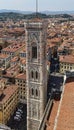 Tower of the cathedral of Florence, Italy Royalty Free Stock Photo