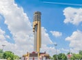 Tower of Roi Et city observatory, the symbol of local musical instrument, The public properties in Roi et province, Thailand