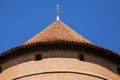 Tower roof of the Trakai Castle near Vilnius Royalty Free Stock Photo