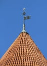 Tower roof of the Trakai Castle near Vilnius Royalty Free Stock Photo