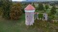 the tower of the ruined Kalc castle Royalty Free Stock Photo