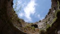 Tower ruins of an old Cathars fortress