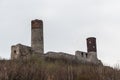 Tower of the ruins of the royal castle in Checiny.