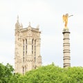 Tower Saint-Jacques Royalty Free Stock Photo