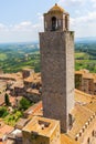 Tower in San Gimignano, Italy Royalty Free Stock Photo