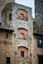 A tower in San Gimignano, Tuscany, Italy