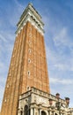 Tower of San Marco campanile in the sky, Venice