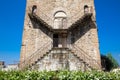 Tower of San Niccolo a gate built on 1324 as a defense tower located in Piazza Poggi in Florence
